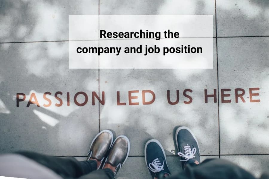 Research about the job position