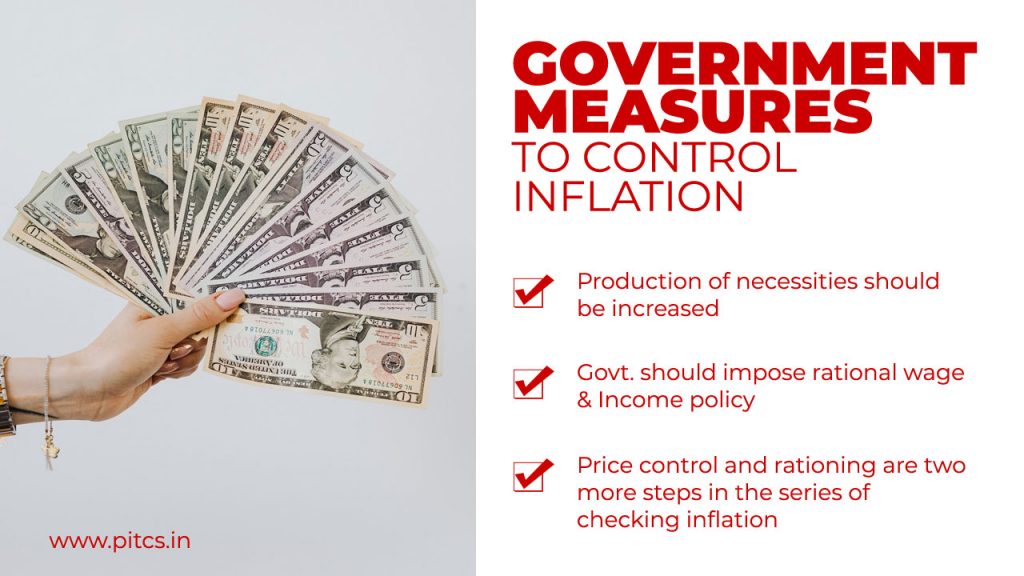 Govt measures to control inflation