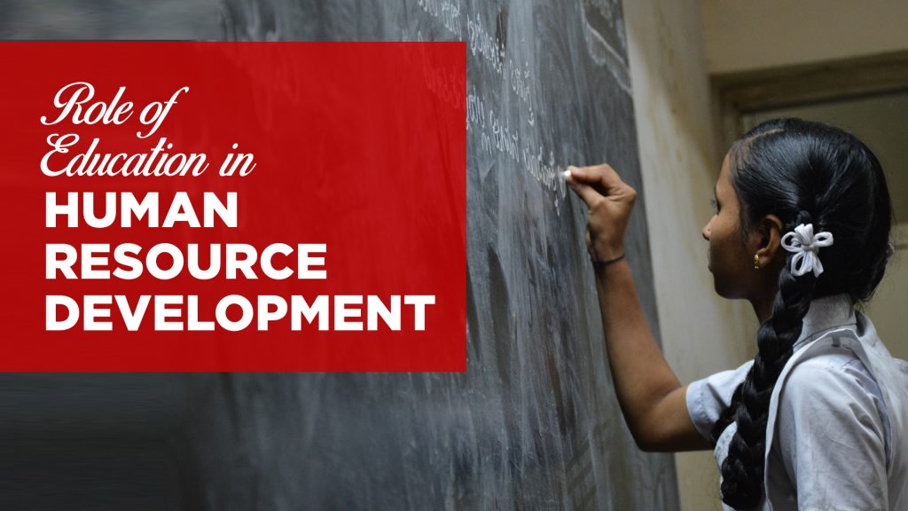 Role of Education in Human Resource Development — PITCS